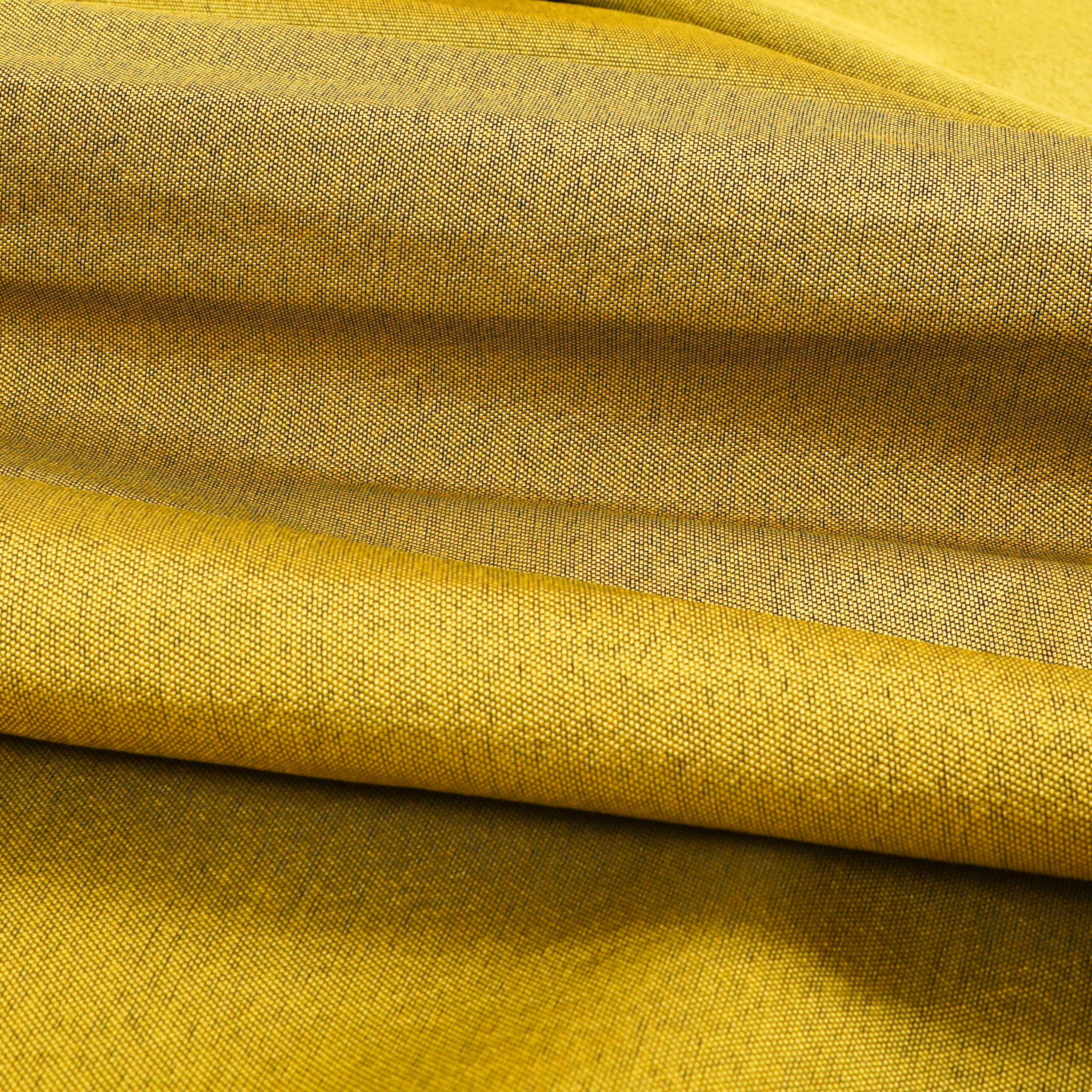 Redbrick Mill Fabrics Flame Retardant Lightweight Plain Chenille Material Yellow Colour Upholstery Curtain Fabrics (1 Metre) โ image 1