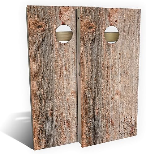 Miniatura 4 de Slick Woody's Professional-Grade Cornhole Boards - 4'x2' Solid Wood Regulation Woodgrain Bean Bag Toss Game with 8 Resin Filled Bags