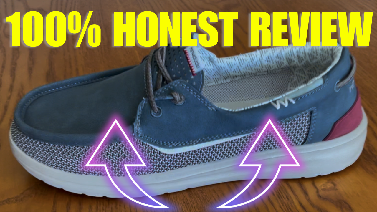 Watch Hey Dude Mens Deep Blue Welsh Grip Shoes Honest Review  display picture 1