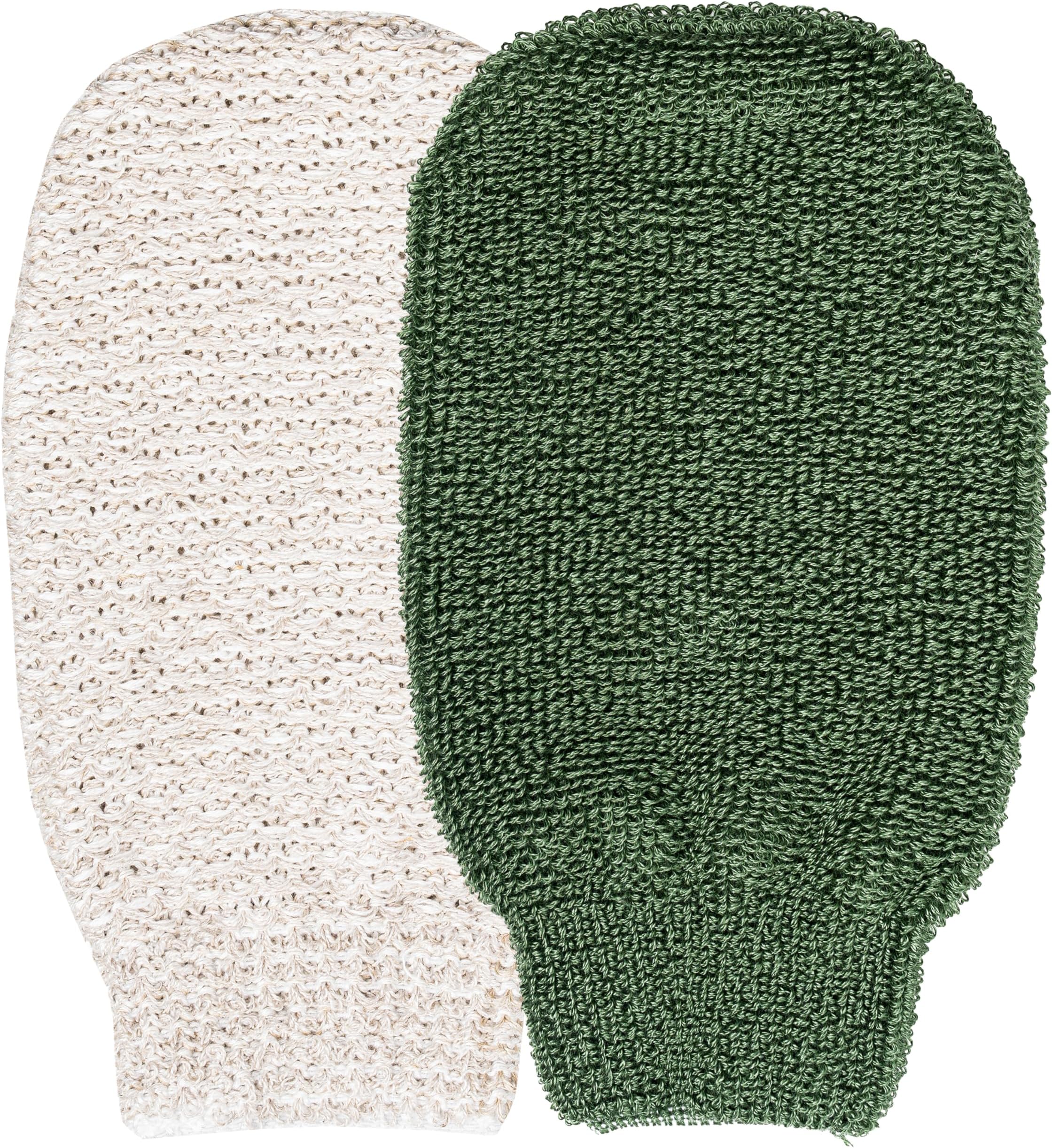 Riffi Massage Gloves Face Care Gloves for Face and Body Care Exfoliating Gloves Made in Germany Pack of 2