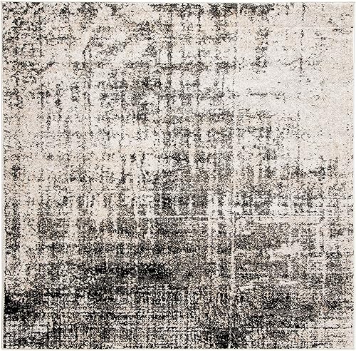 Miniatura 177 de SAFAVIEH Adirondack Collection Tapete de área XL, 12 x 15 pies, color crema y dorado, diseño abstracto moderno, no desprende pelusa y de fácil