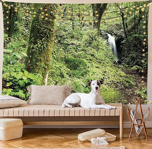 Miniatura 23 de Lunarable Tapiz de girasol tamaño Queen, ramo de ilustraciones inspiradas en la naturaleza abstracta composición retro, colcha colgante de pared,