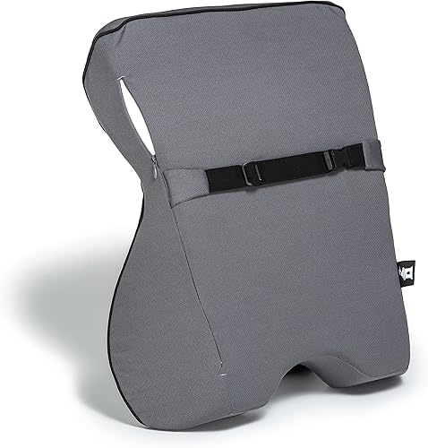 Miniatura 10 de Castle Squire - Respaldo de espuma viscoelástica firme para la parte inferior de la espalda, almohada de apoyo lumbar con acolchado de espuma densa