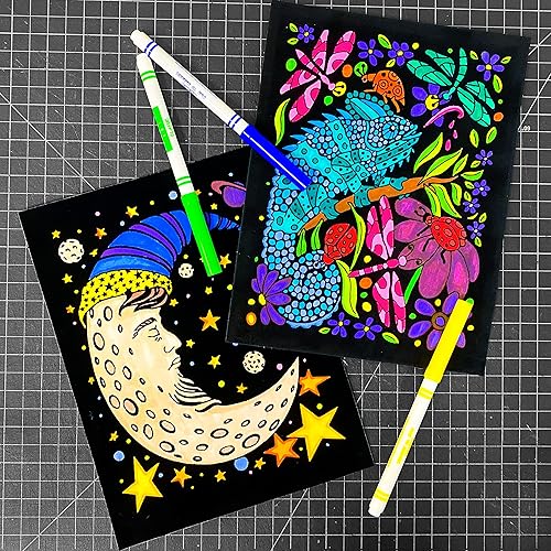 Miniatura 2 de Paquete estupendo de 18 carteles borrosos del terciopelo 8 x 10 pulgadas (edición artística)