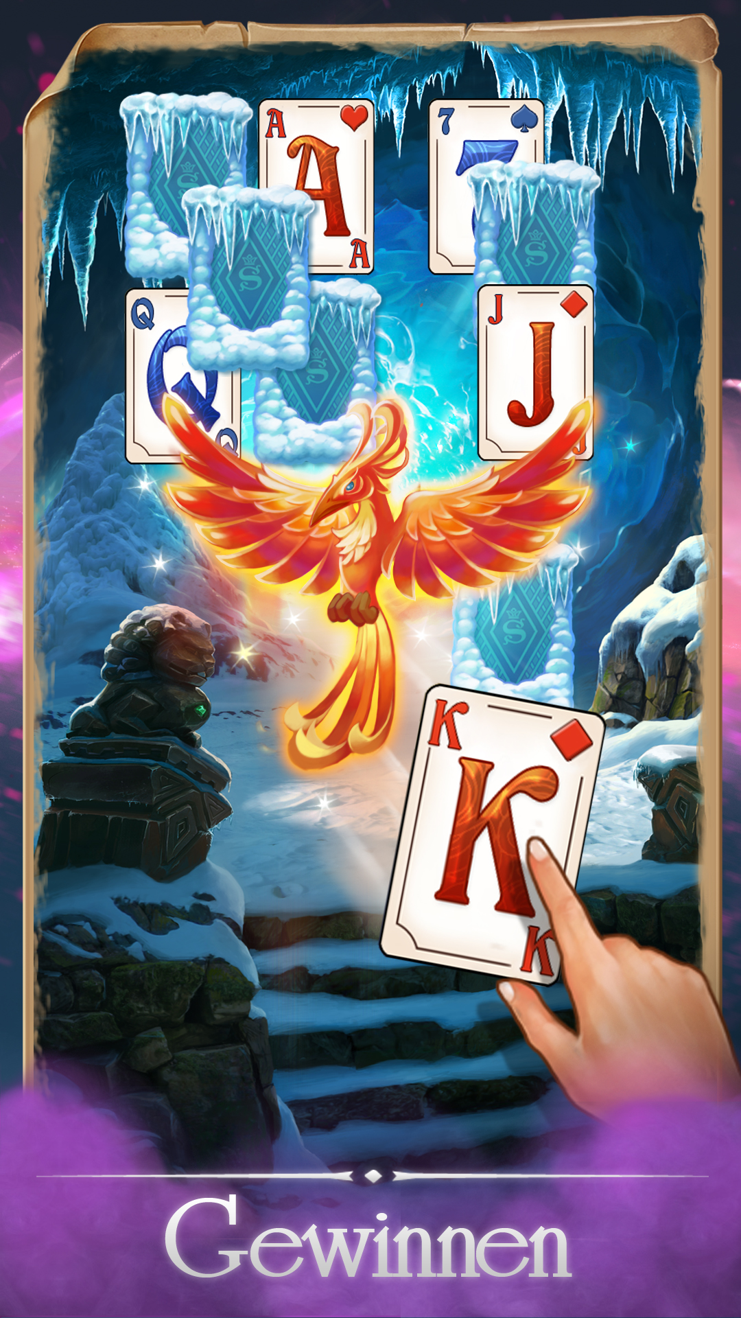 Solitaire Magic Story. Super lustiger Solitär in einer pulsierenden Zauberwelt. Kein Internet nötig! Spiel einfach!