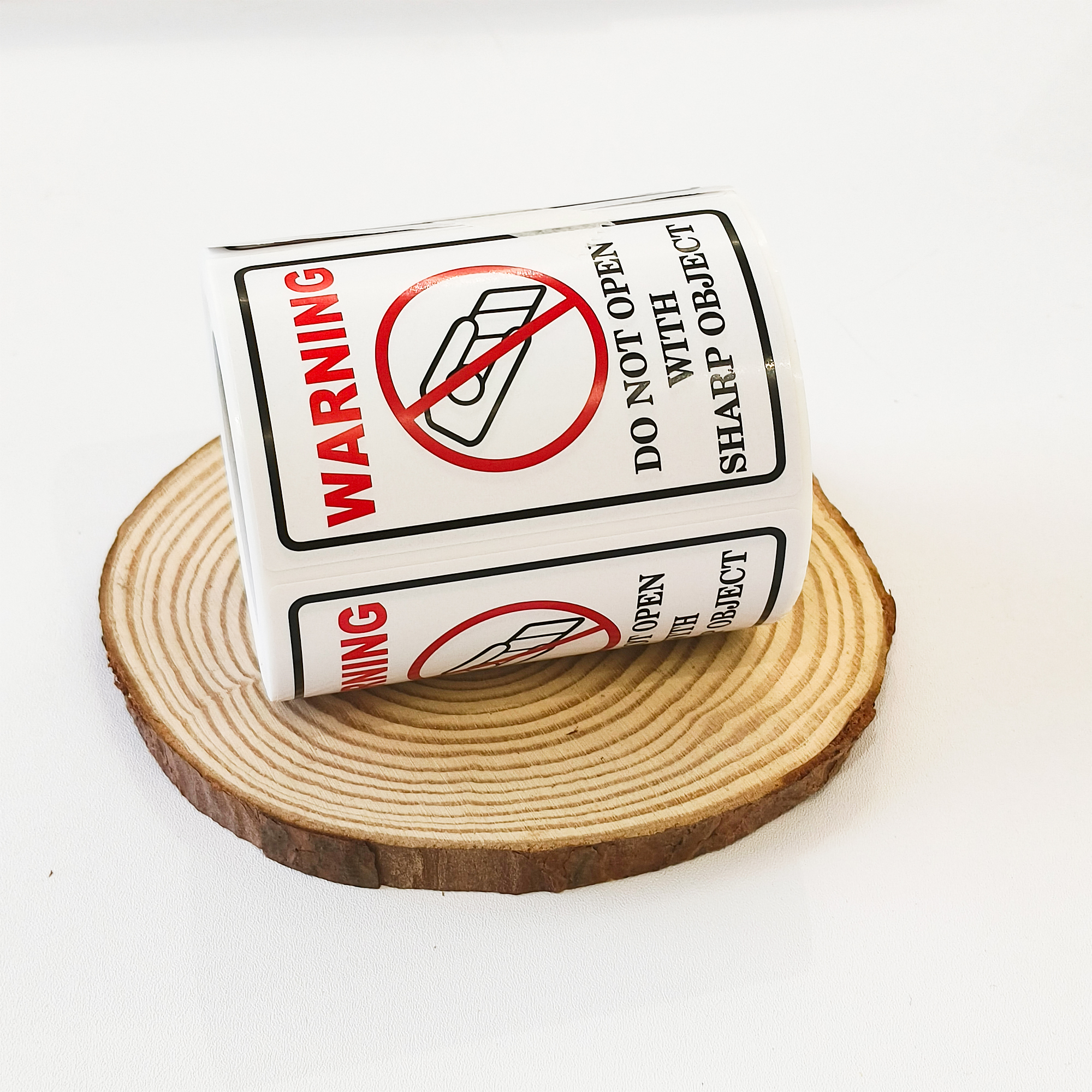 Amazon.com: 300pcs Do Not Open with Sharp Object Industrial