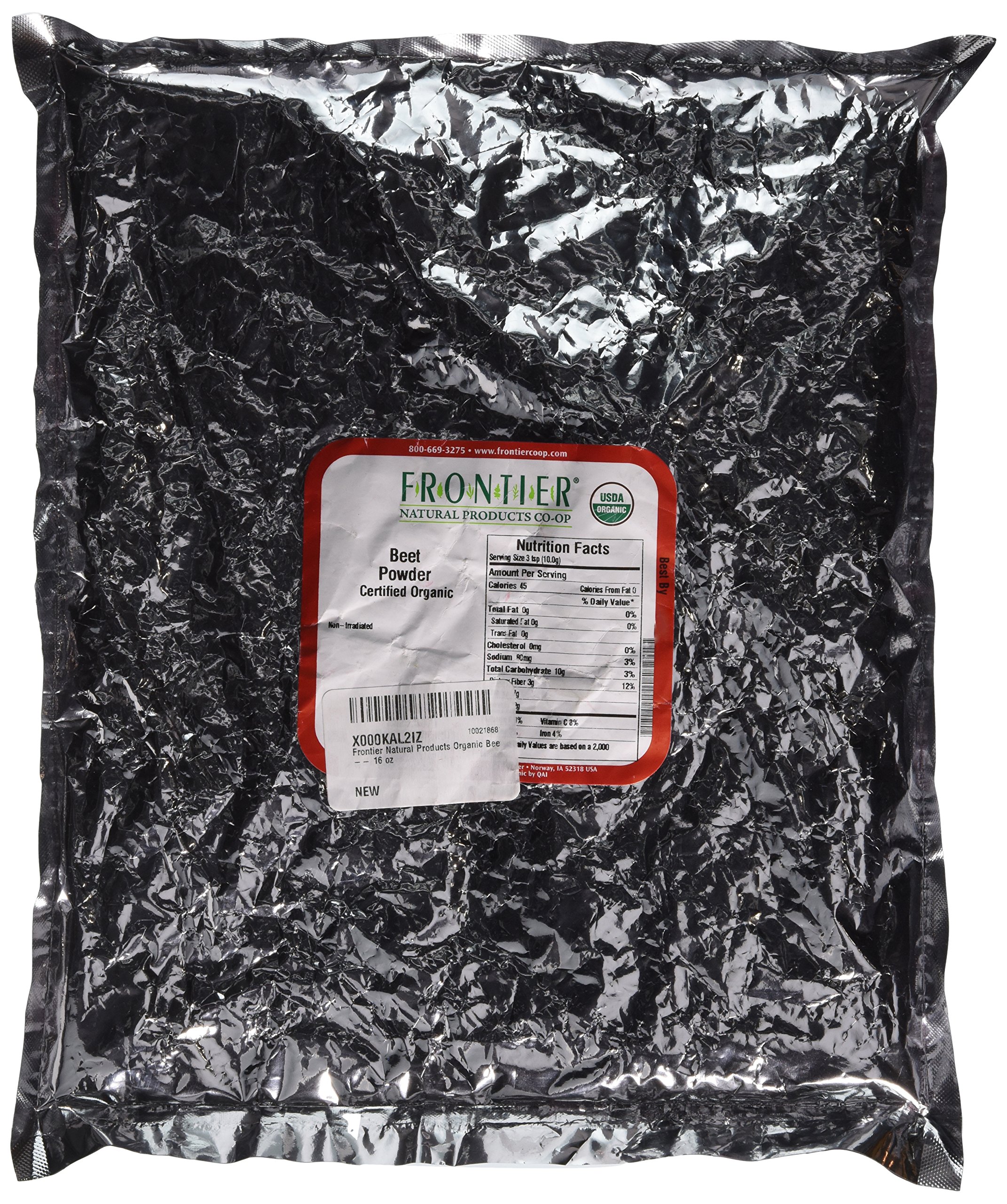 Organic polvere di barbabietola 16 oz (453 g) – Frontier Natural Products