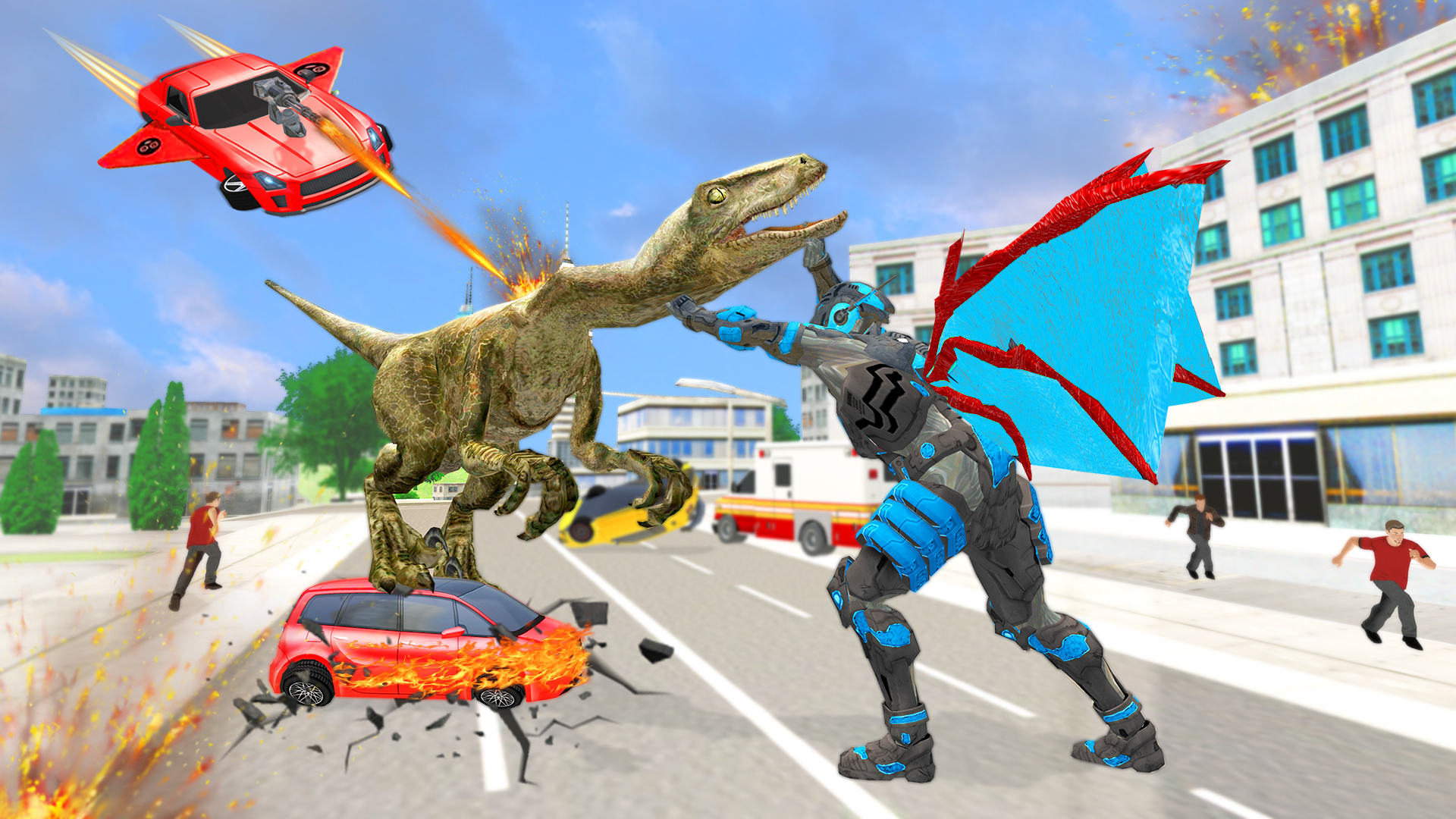 Flying Dragon Robot Car GameAmazon.inAppstore for Android
