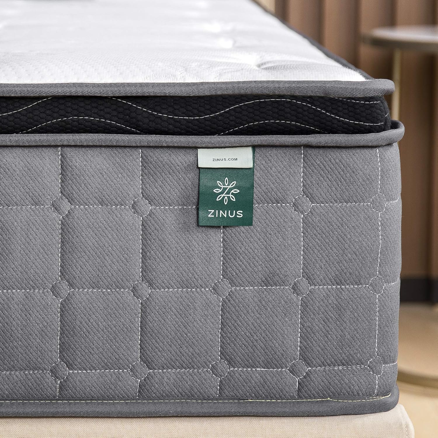 12" Twin Eurotop Gel Memory Foam Innerspring Mattress
