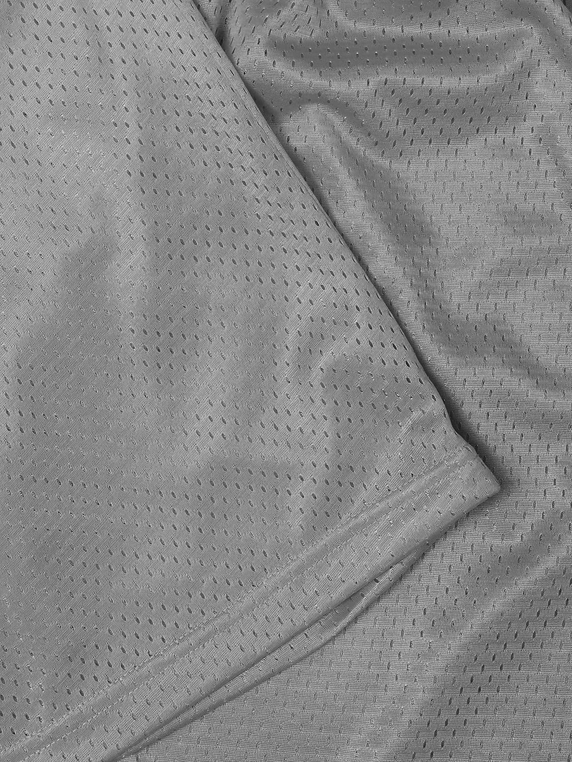 Ma Croix Mens Basic Mesh Shorts with Pockets Basketball Gym Workout Plain Uniform PE Shorts
