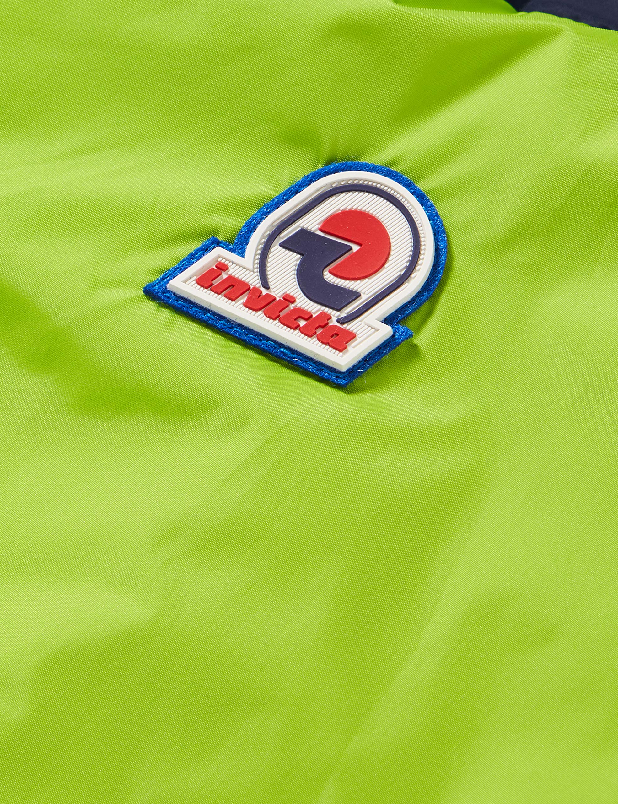 Invicta Giubbino Packable Smith Abrigo, Verde (Lime/BLU Chiaro 1514), 140 (Talla del Fabricante: 10A) para Niños