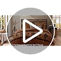 MaiRêve Burnt Orange Embroidery Comforter Set King Size - 7 Pieces, Farmhouse Western Bedding Sets All Season, Boho Bed in A Bag King with Sheets, Comforters, Pillowcases & Shams - Image 8