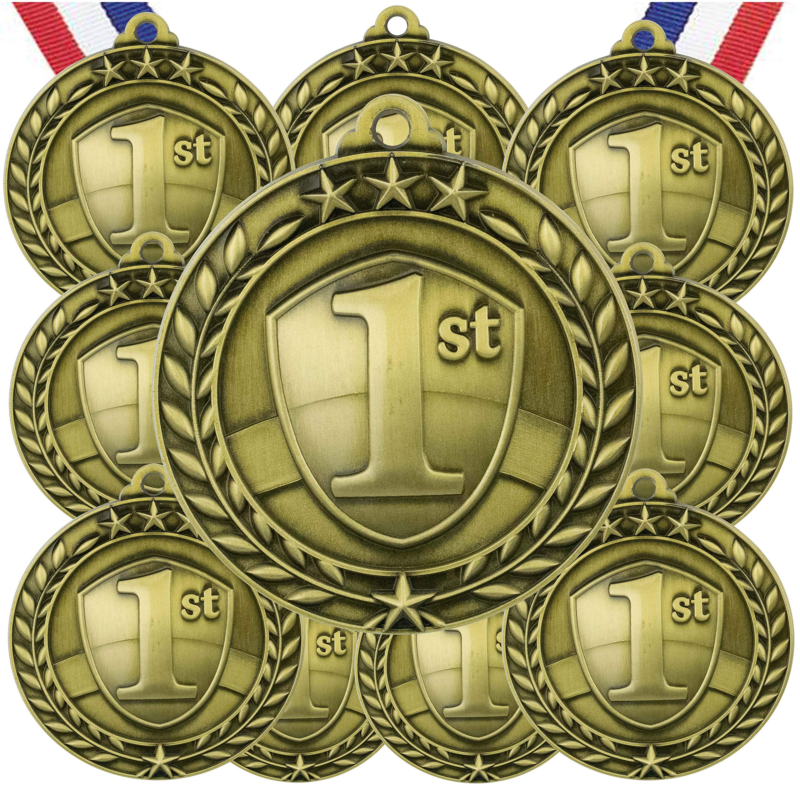 Buy Express Medals Various 10 Pack Styles of 1st 2nd 3rd Place Award