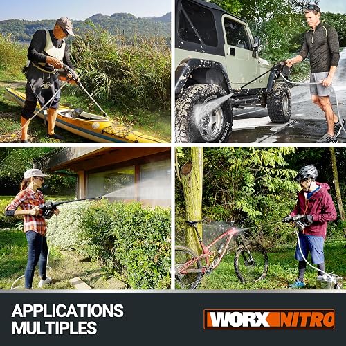 WORX Nettoyeur Haute Pression Brushless 20V Hydroshot WG633E - 8