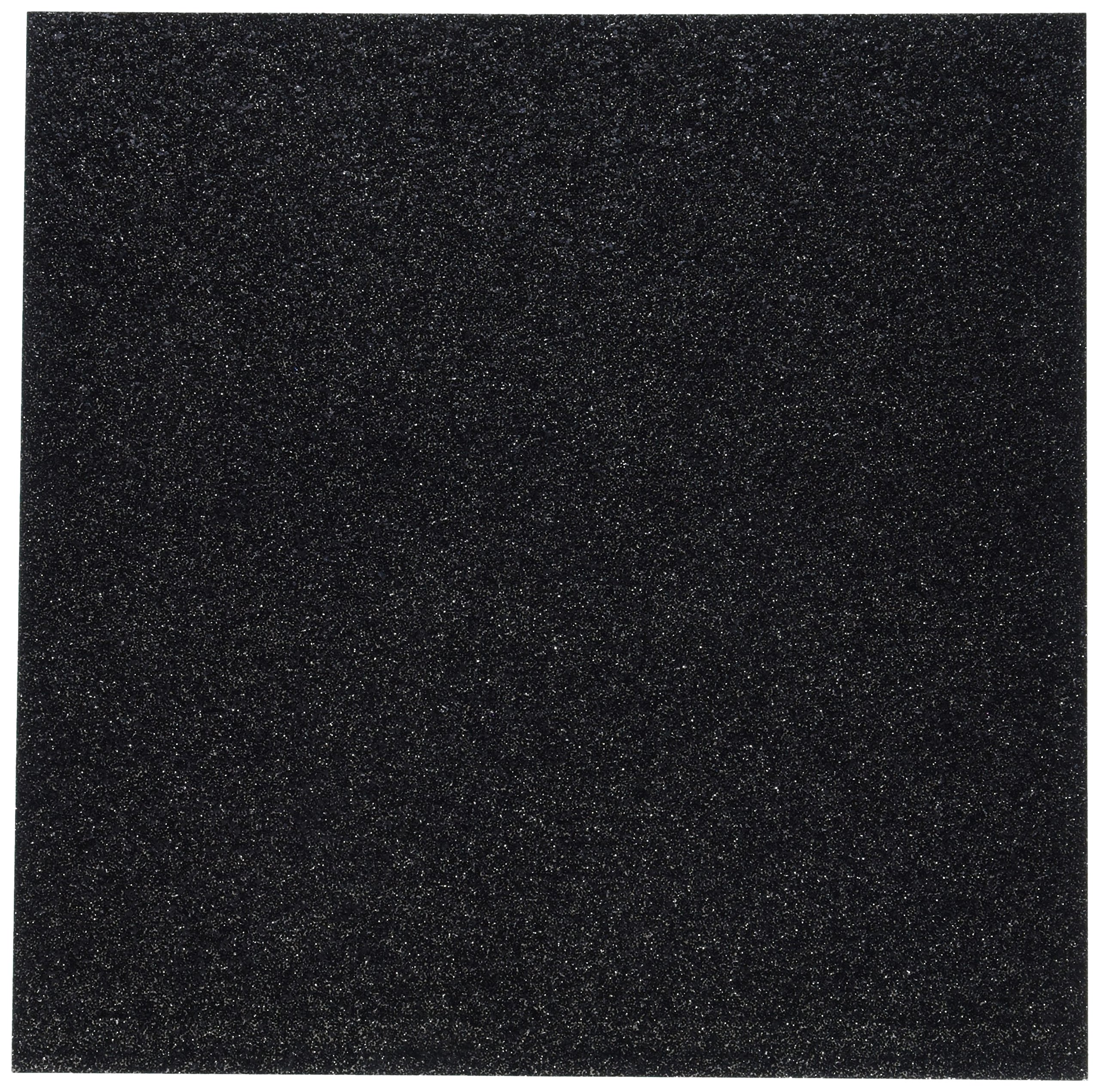 American Crafts 12 x 12 in. Cardstock Duotone Glitter Black (15 sheets)
