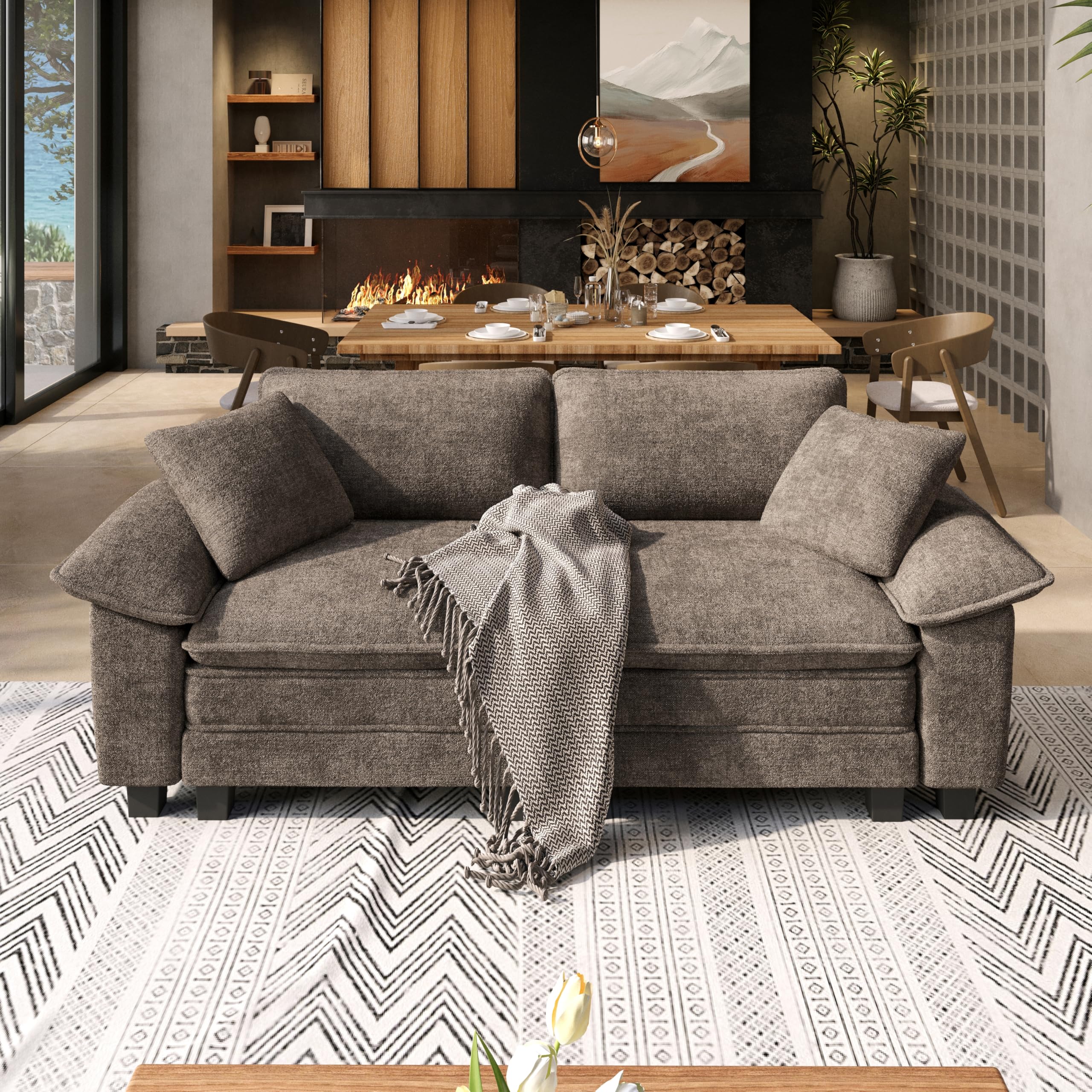 SUNSHINE VALLEY Cloud Loveseat