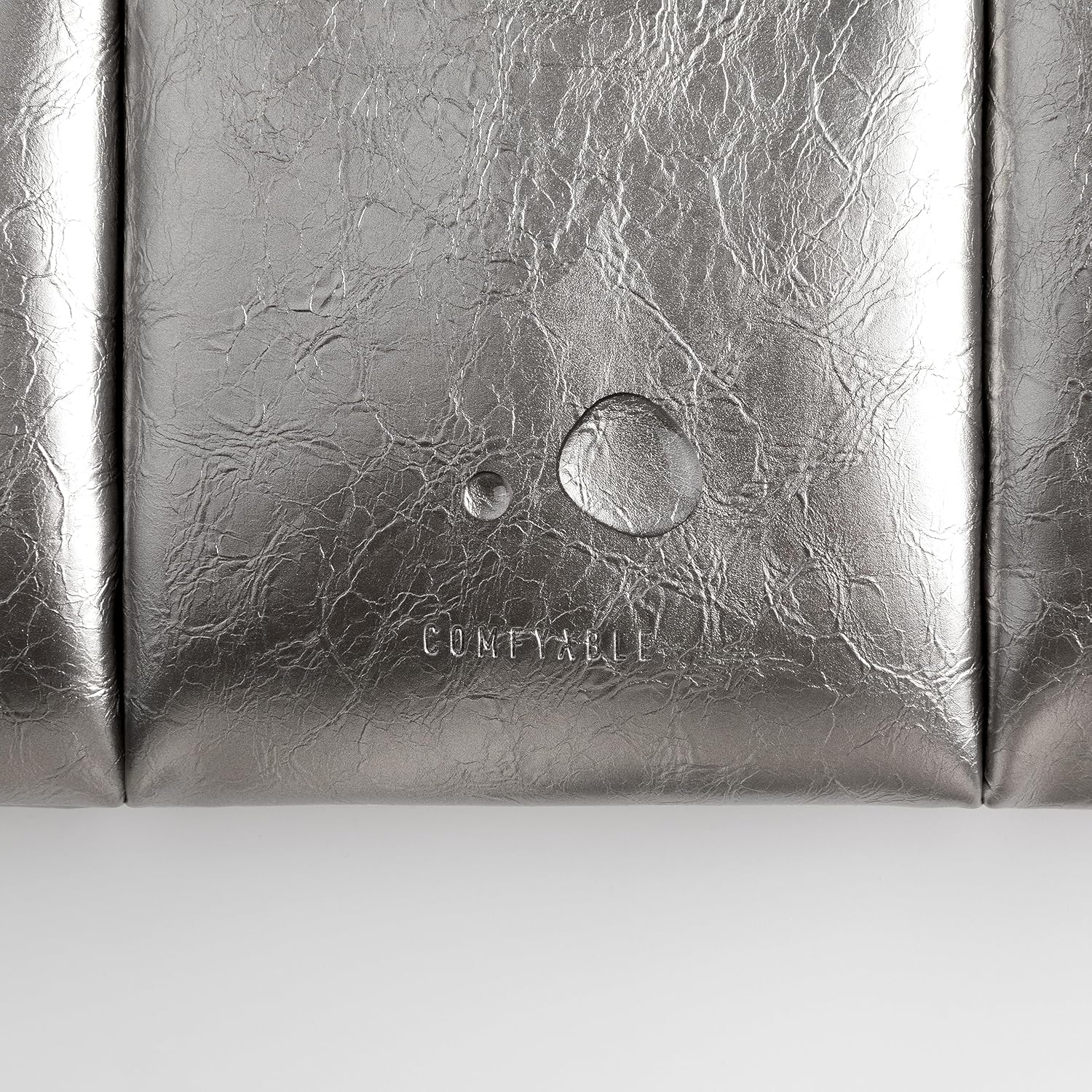 Comfyable Puffy Laptop Sleeve 15 Inch 16 Inch, Quilted Puffer Laptop Carrying Case, Pillow Pouch Compatible for MacBook Air 15 in M4 2025 & MacBook Pro 16 in M4 2024, Silver - Image 5