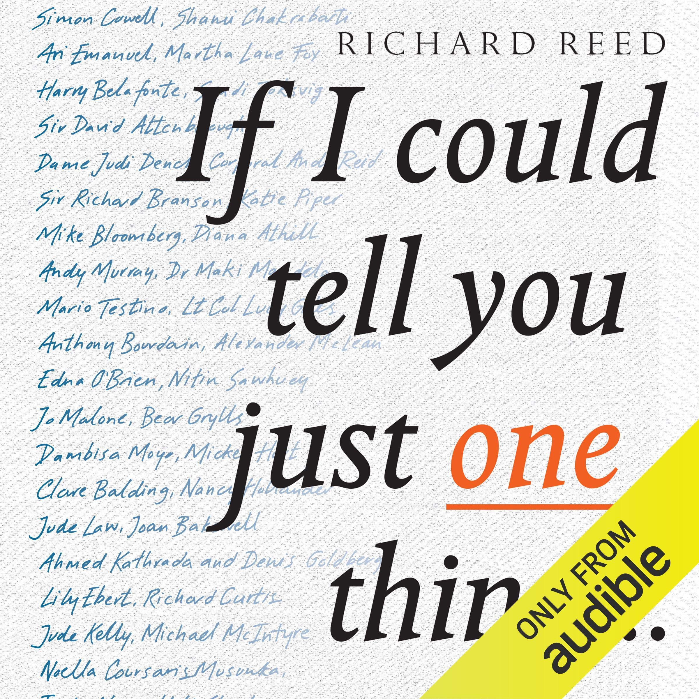 Cover art for If I Could Tell You Just One Thing