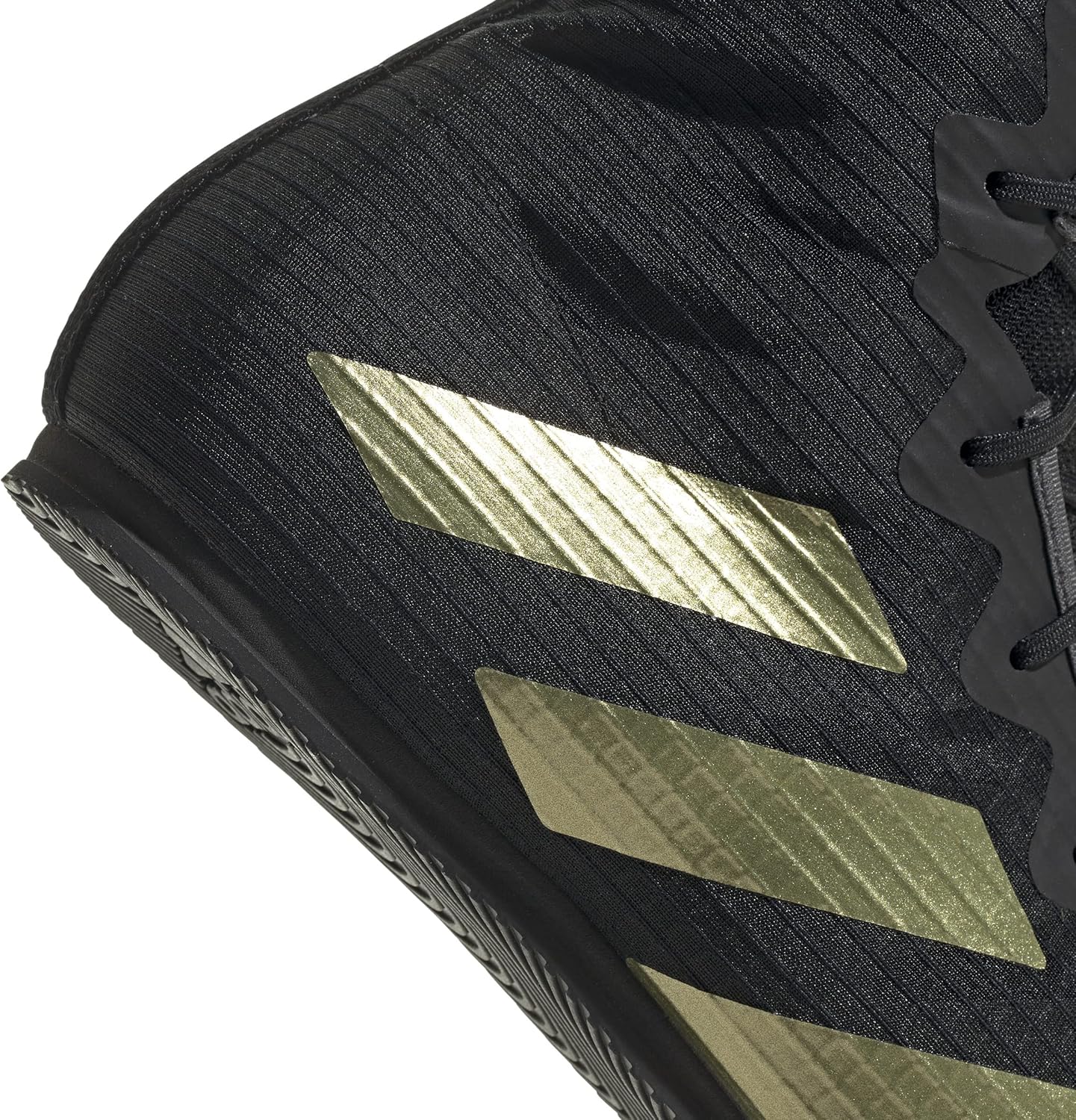 adidas Men's Box Hog 3 Shoes Sneaker 12 Core Black Gold Met Grey Six