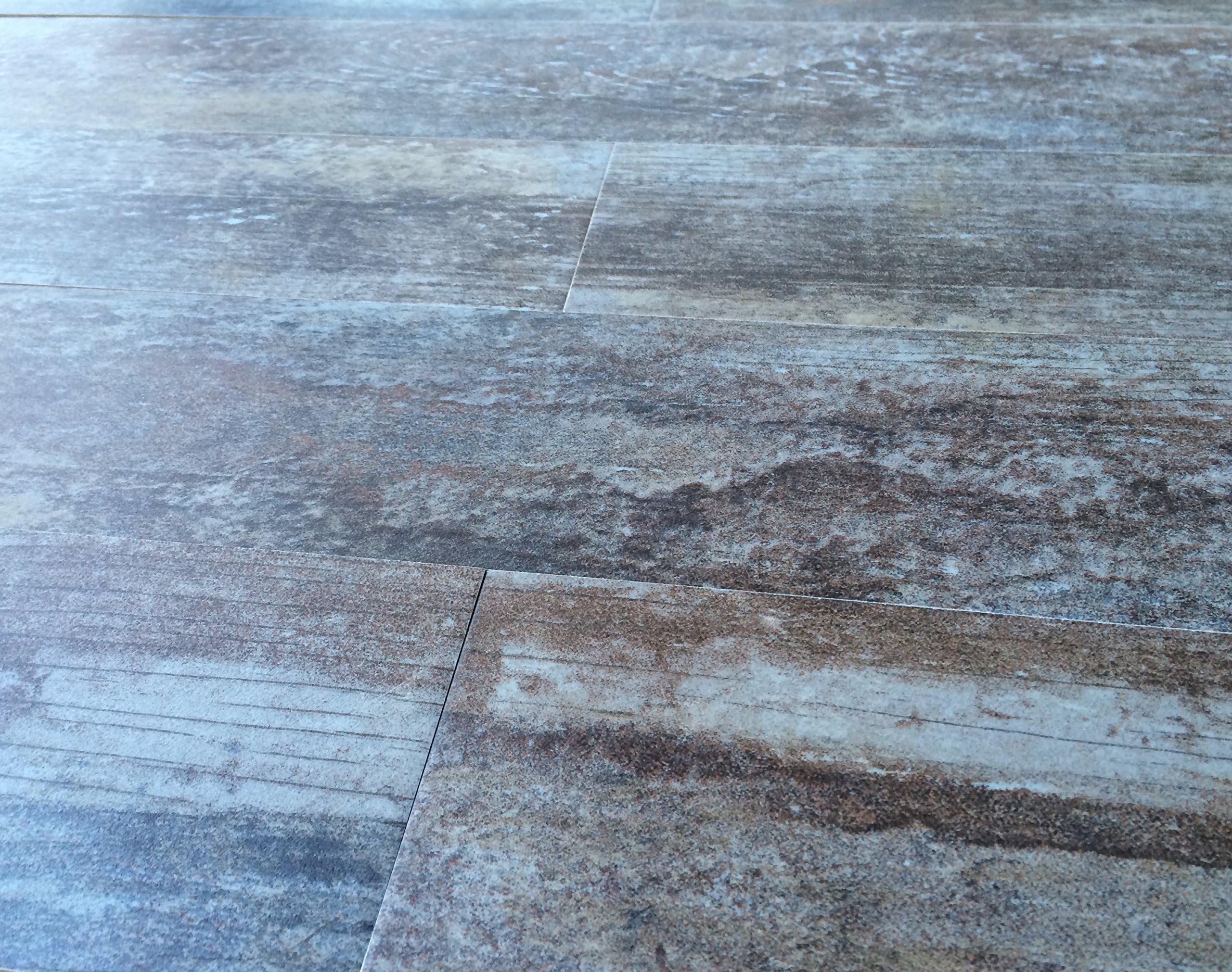 Rectified Rustic Blue 5x24 Porcelain Plank Tile