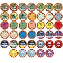Two Rivers Assorted Tea Sampler Variety Pack for Keurig K-Cup Brewers, 40 Count