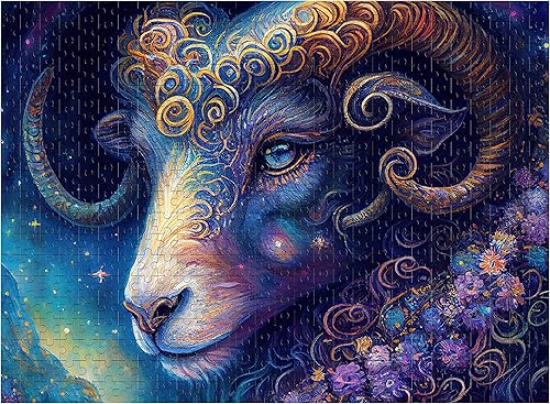 Miniatura 1 de Rompecabezas del zodiaco de 1000 piezas para adultos, juegos de rompecabezas para niños y adultos, rompecabezas para adultos, perfecto para