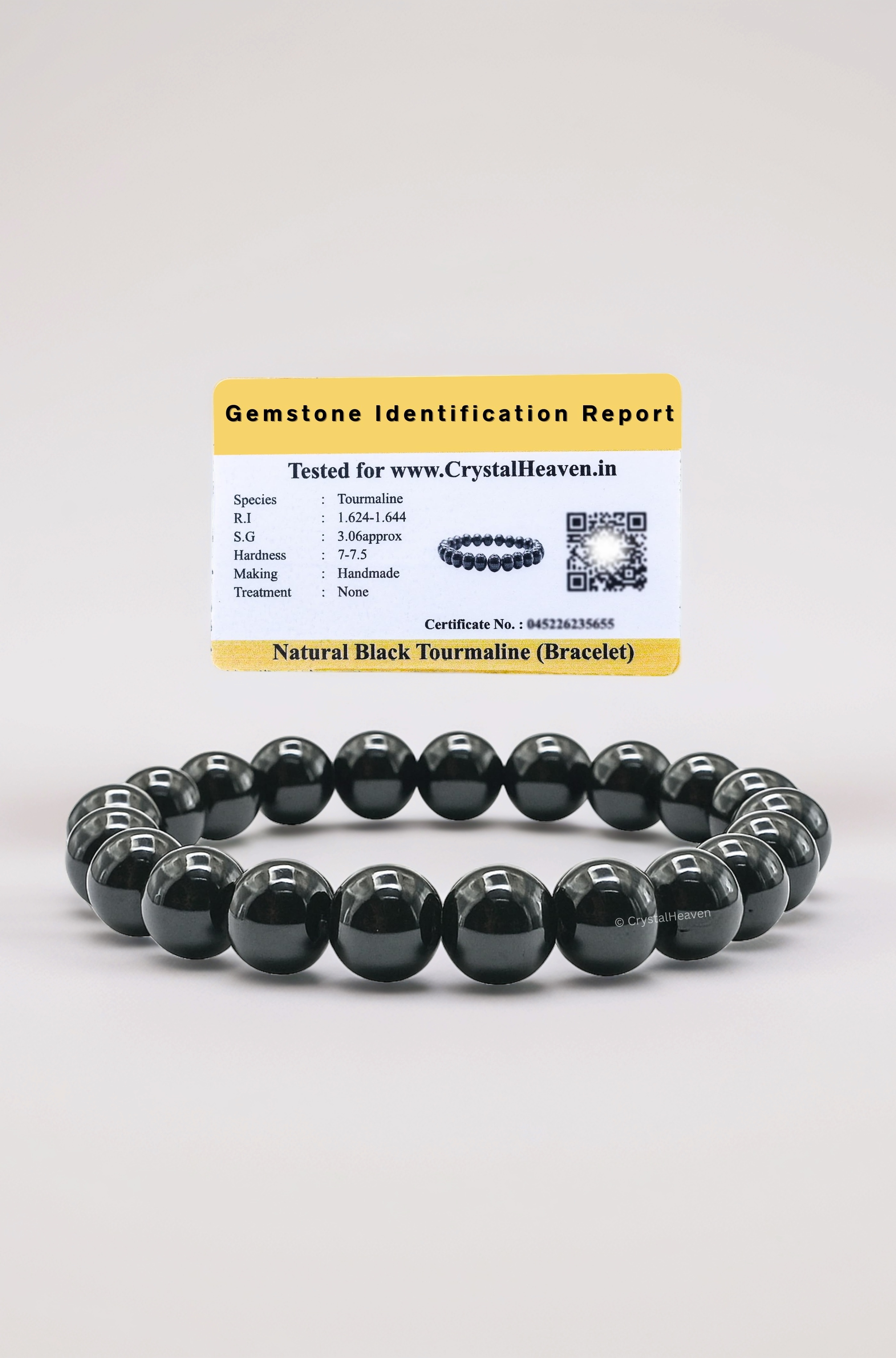 Certified Crystal Bracelet for Women Men with Healing Crystal and Reiki Stone - Original Authentic Elastic Beaded Bracelet for Money, Success & Positive Energy