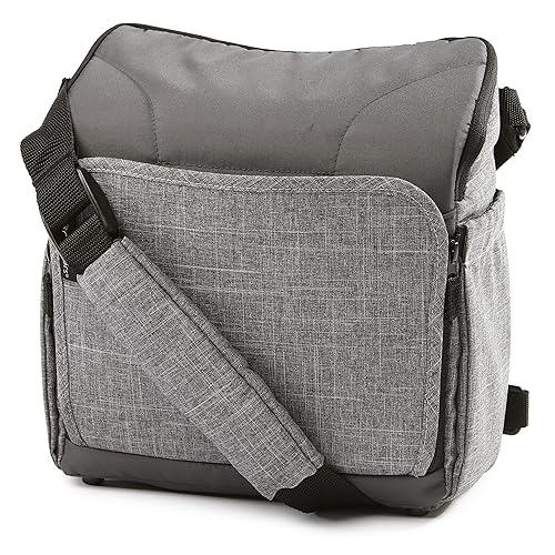 Miniatura 9 de Contours Explore - Mochila y asiento elevador de viaje 2 en 1 para pañales portátil y convertible color gris