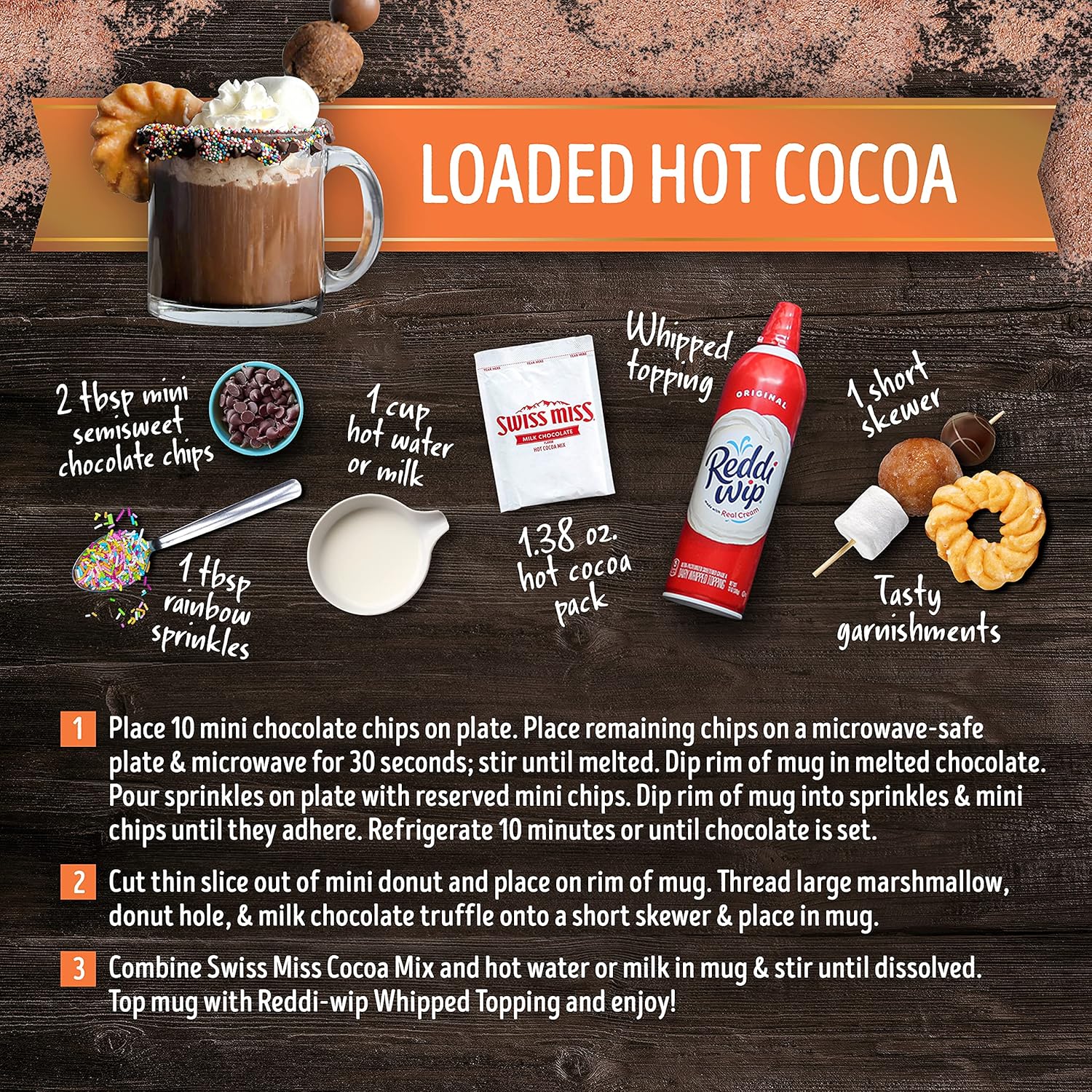 Swiss Miss Salted Caramel Flavored Hot Cocoa Mix, 1.38 oz 8 ct (Pack of 5)