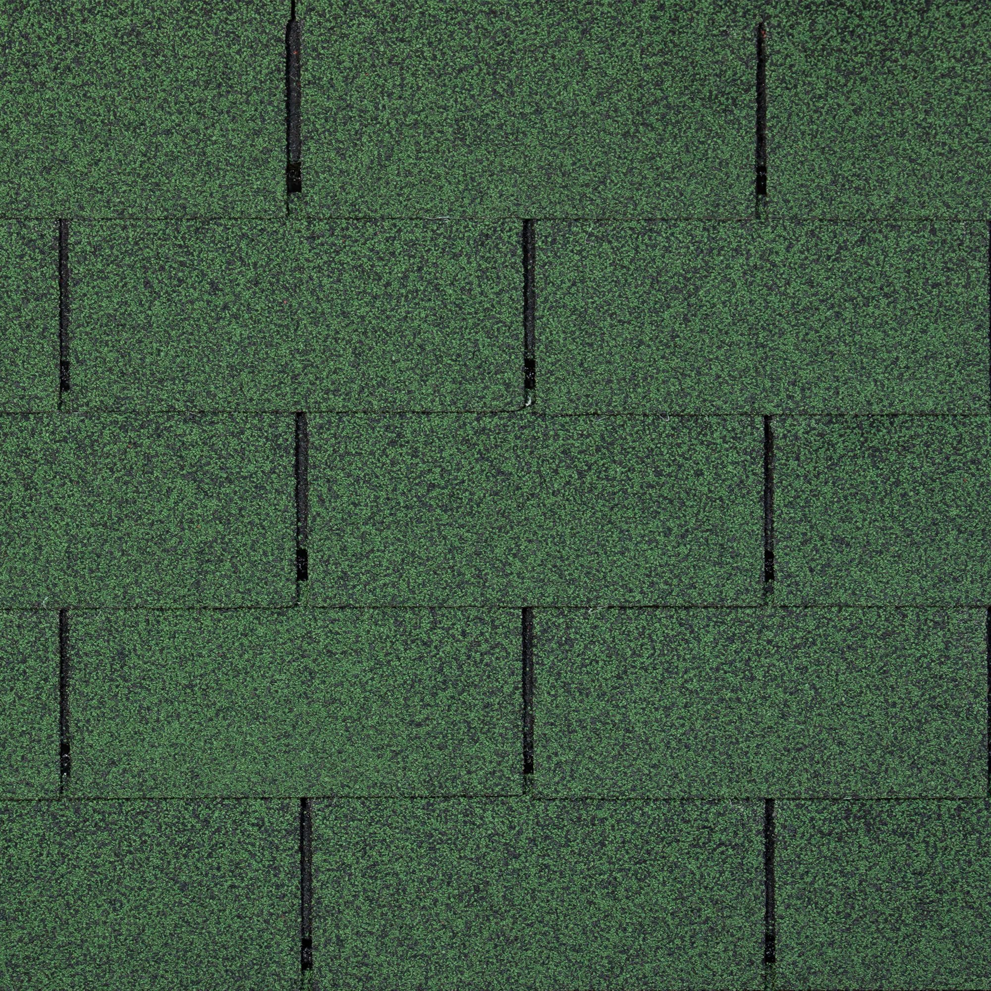 Tegole bituminose TRIO T-GREEN, copertura bituminosa di colore verde