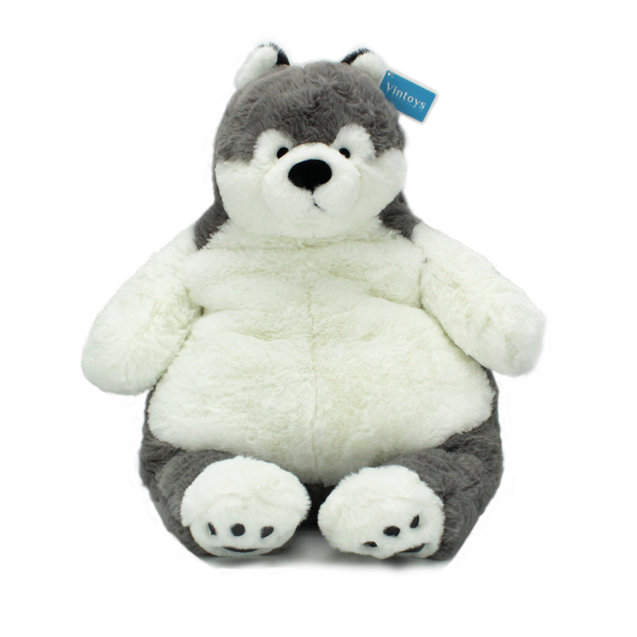 Amazon.com: Vintoys Siberian Husky Dog Plush Big Hugging Pillow