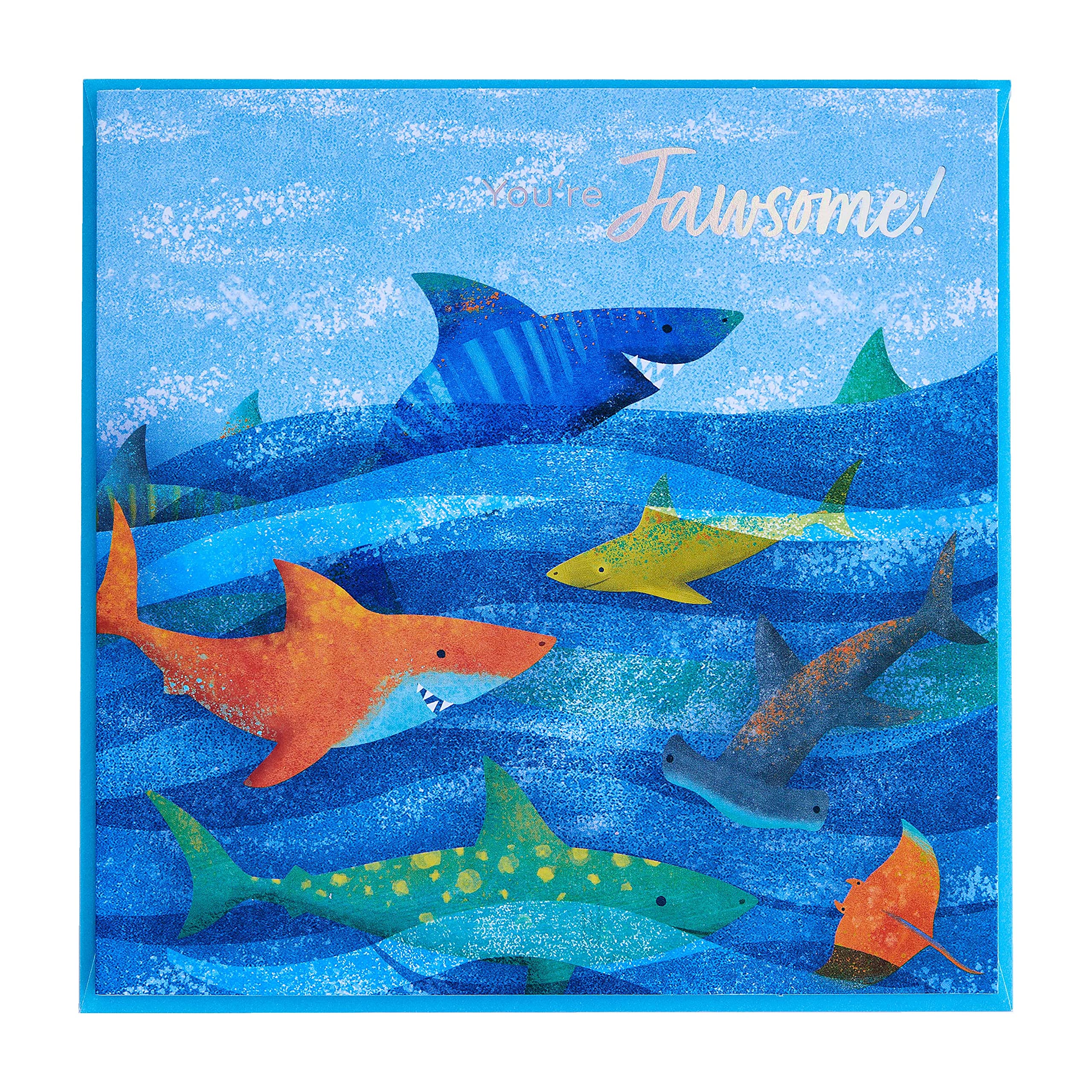 JAWSOME 'JAWSOME' SINGLE GREETING CARD