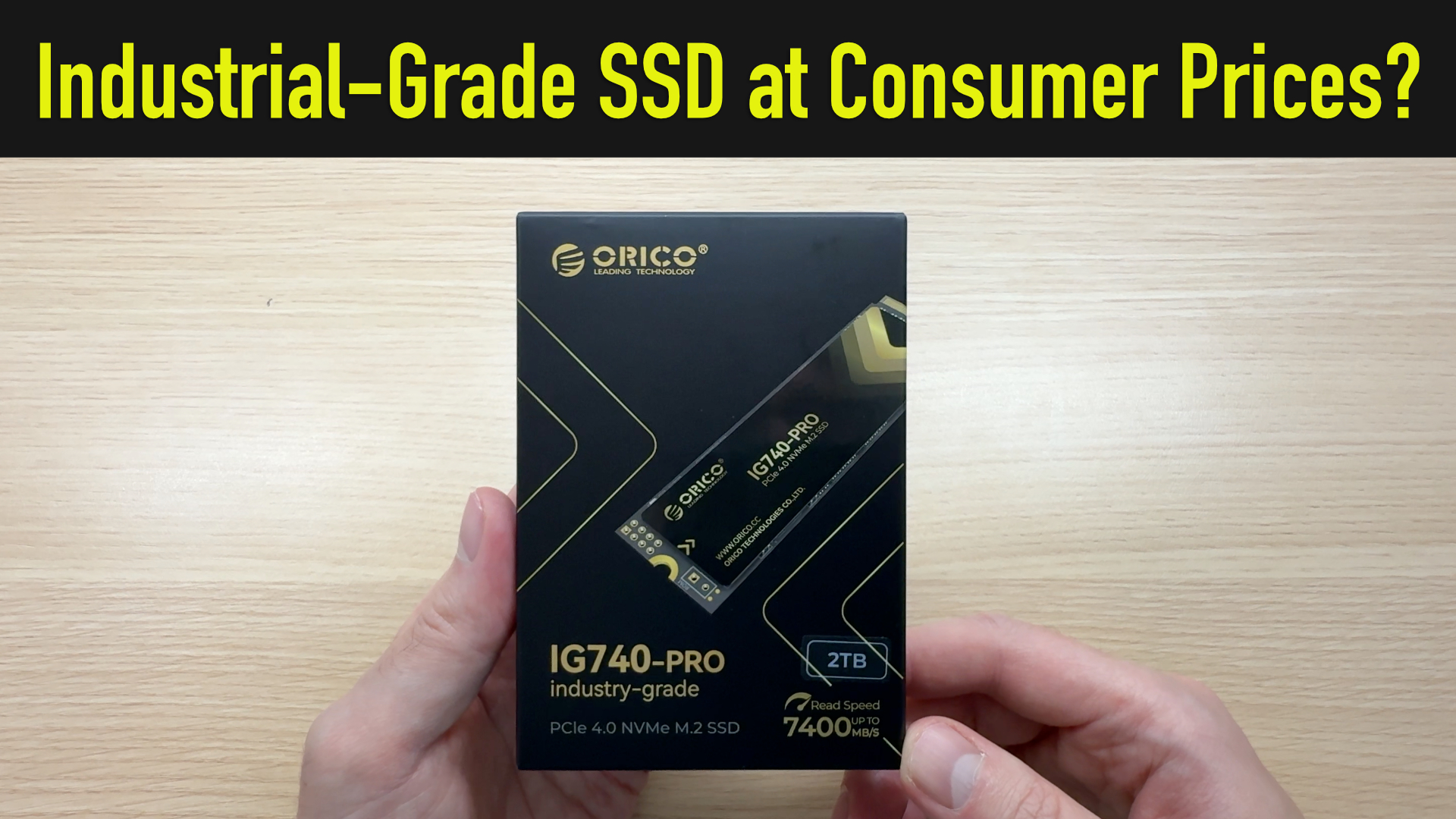 Watch ORICO IG740PRO M.2 SSD Review on Amazon Live
