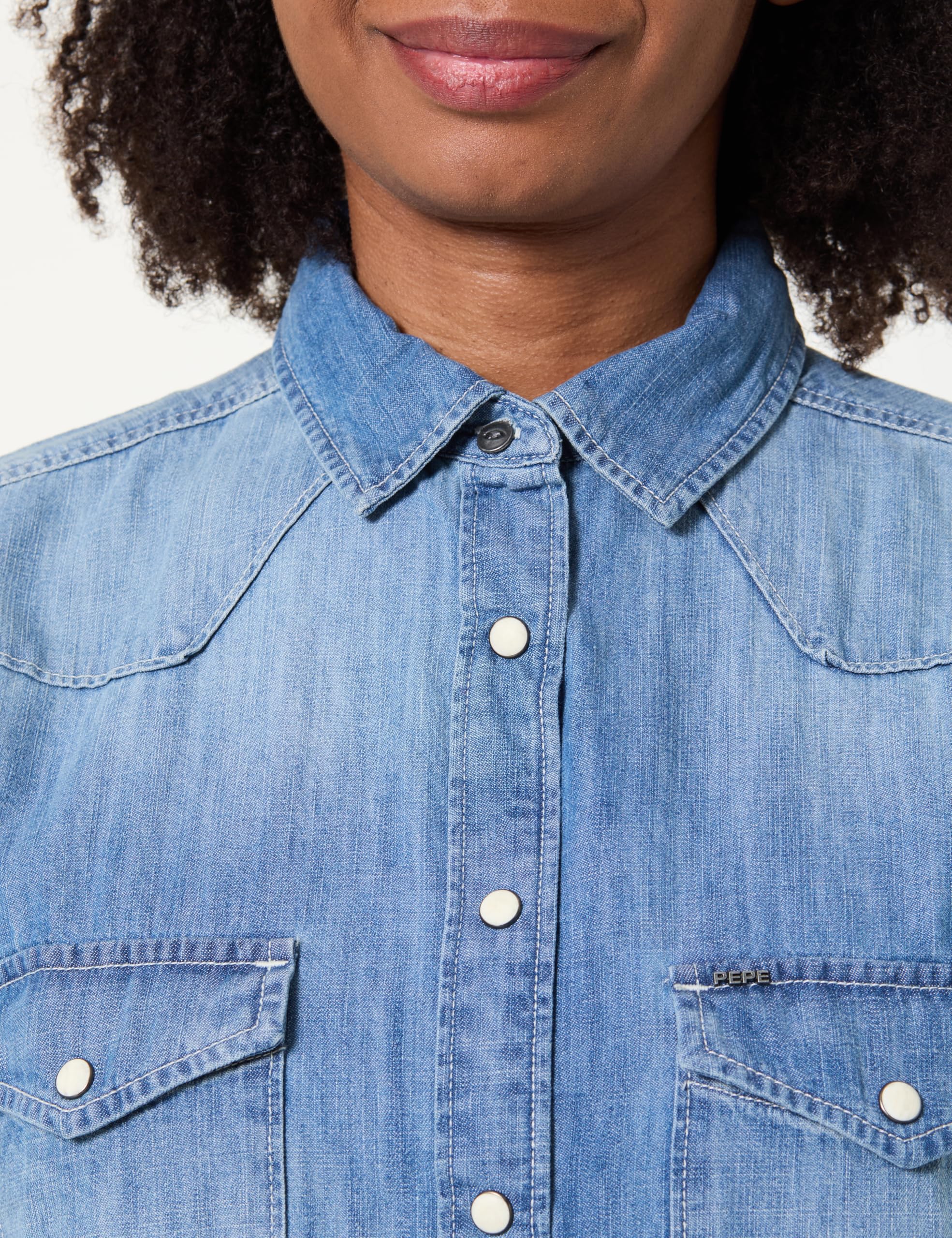 Pepe Jeans W Denim Shirt Camicia Donna