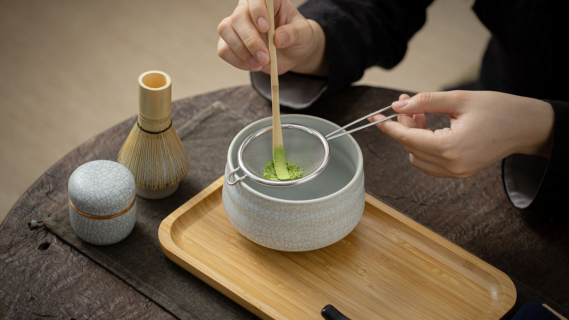 BESTOYARD Matcha Schneebesenhalter Aus Keramik - Traditioneller Halter Für Japanische Teezeremonie