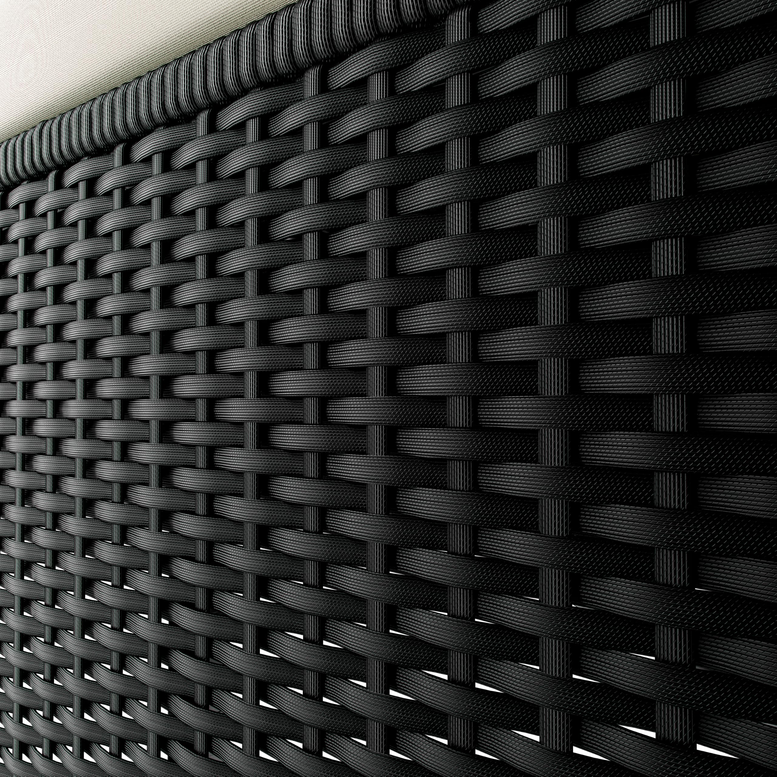 Casaria® Lettino Doppio con Tavolino 200x115cm Capacità di Carico 220kg