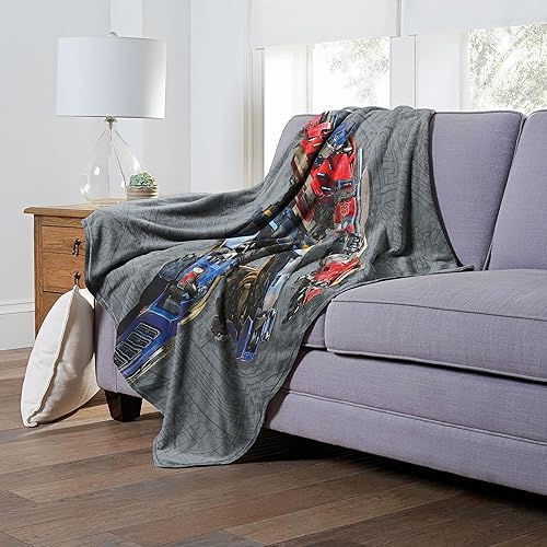 Miniatura 4 de Northwest Transformers - Manta de seda táctil, 50 x 60 pulgadas, Optimus Prime