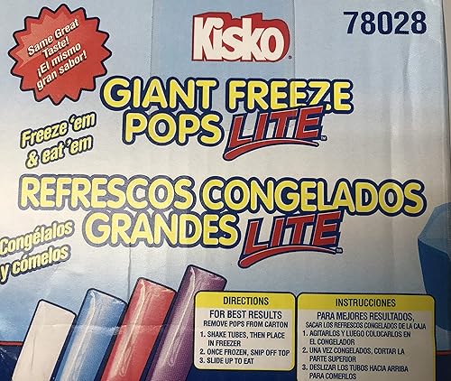 Miniatura 4 de Kisko Freezies (Lite UvaCerezaFrambuesa AzulSoda Crema, 27ct)