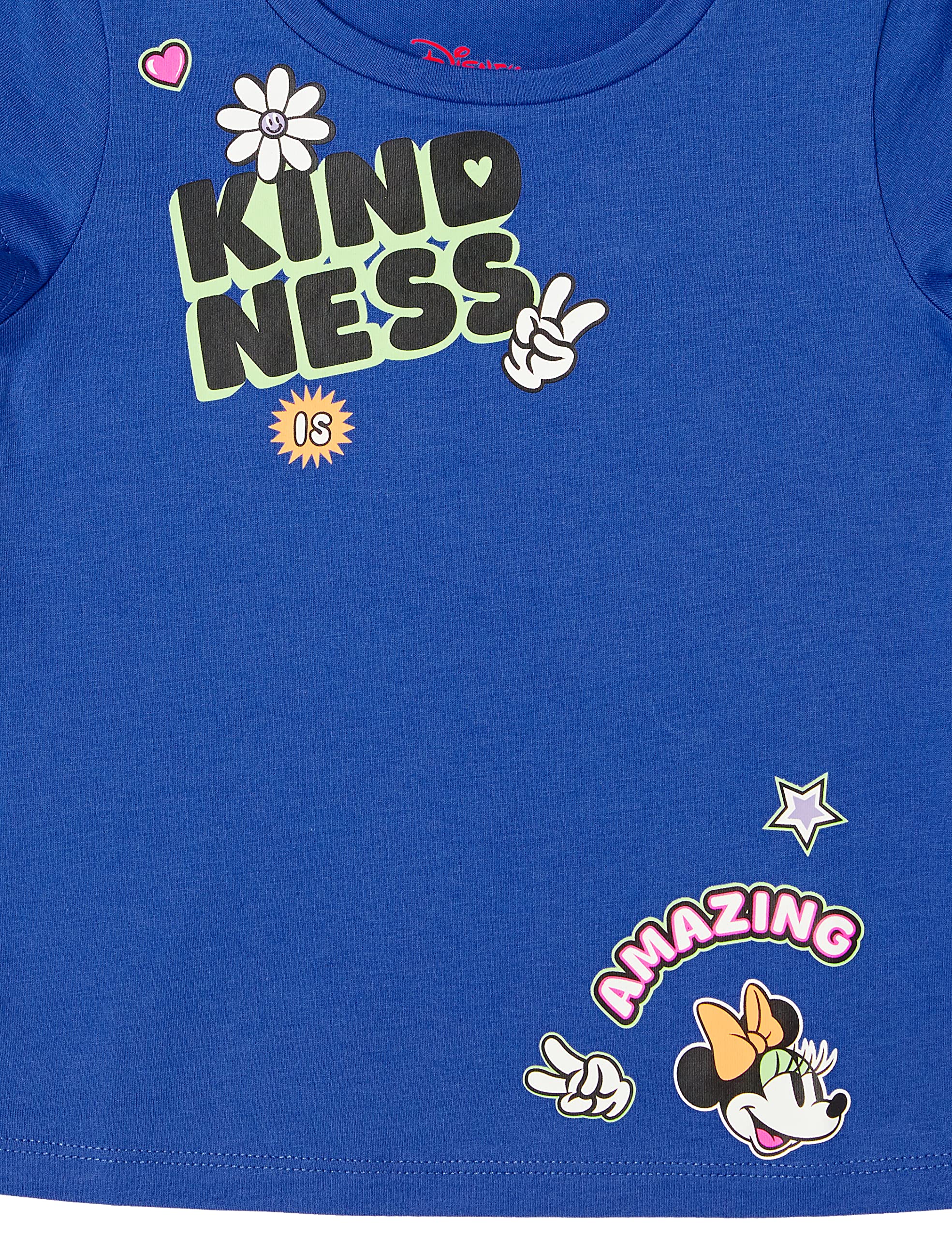 Amazon Essentials Disney | Marvel | Star Wars | Frozen | Princess Camisetas de Manga Corta Niña, Paquetes Múltiples
