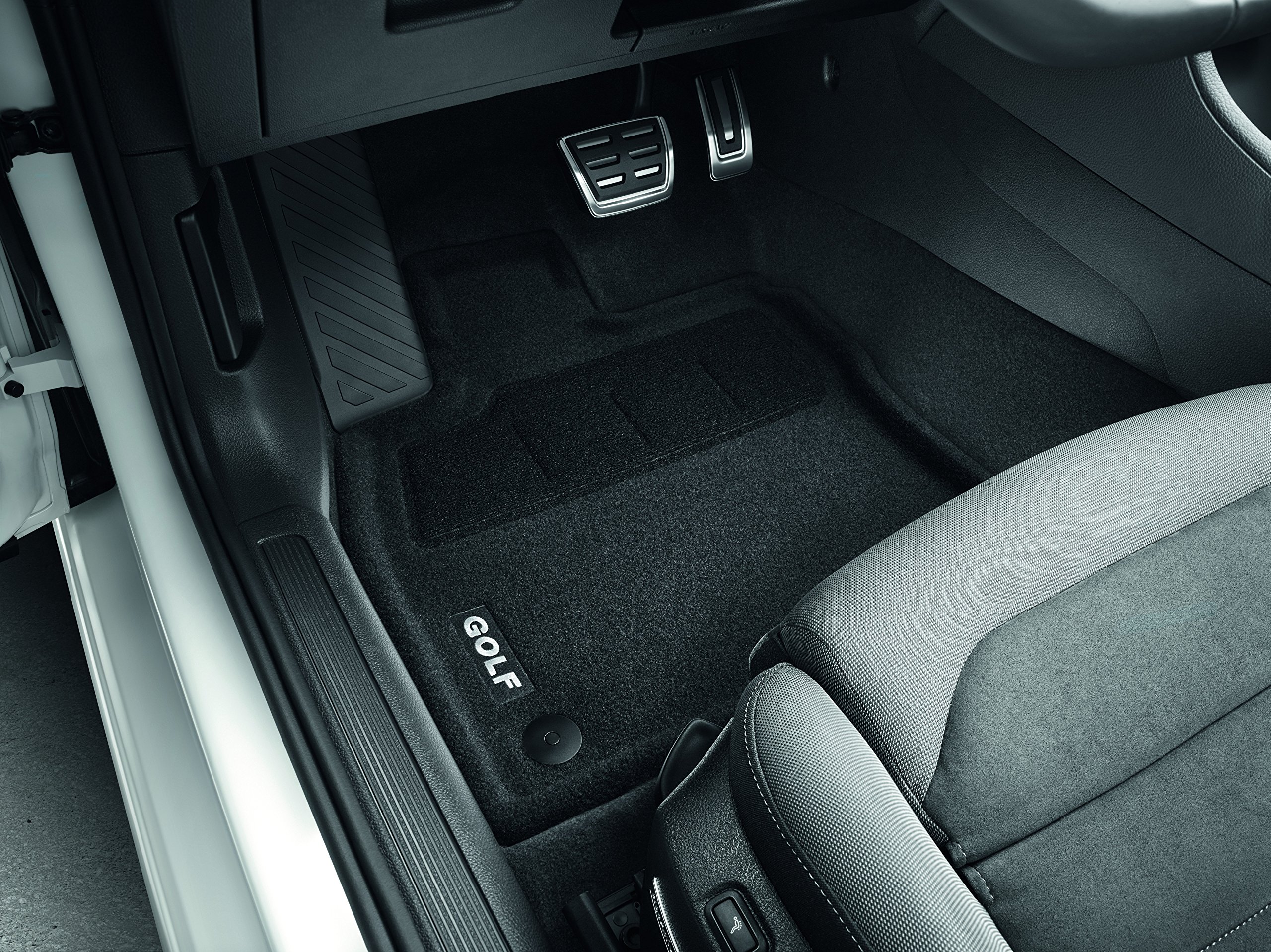 Original Volkswagen Satz Textilfußmatte vorn & hinten VW Golf VII schwarz NEU