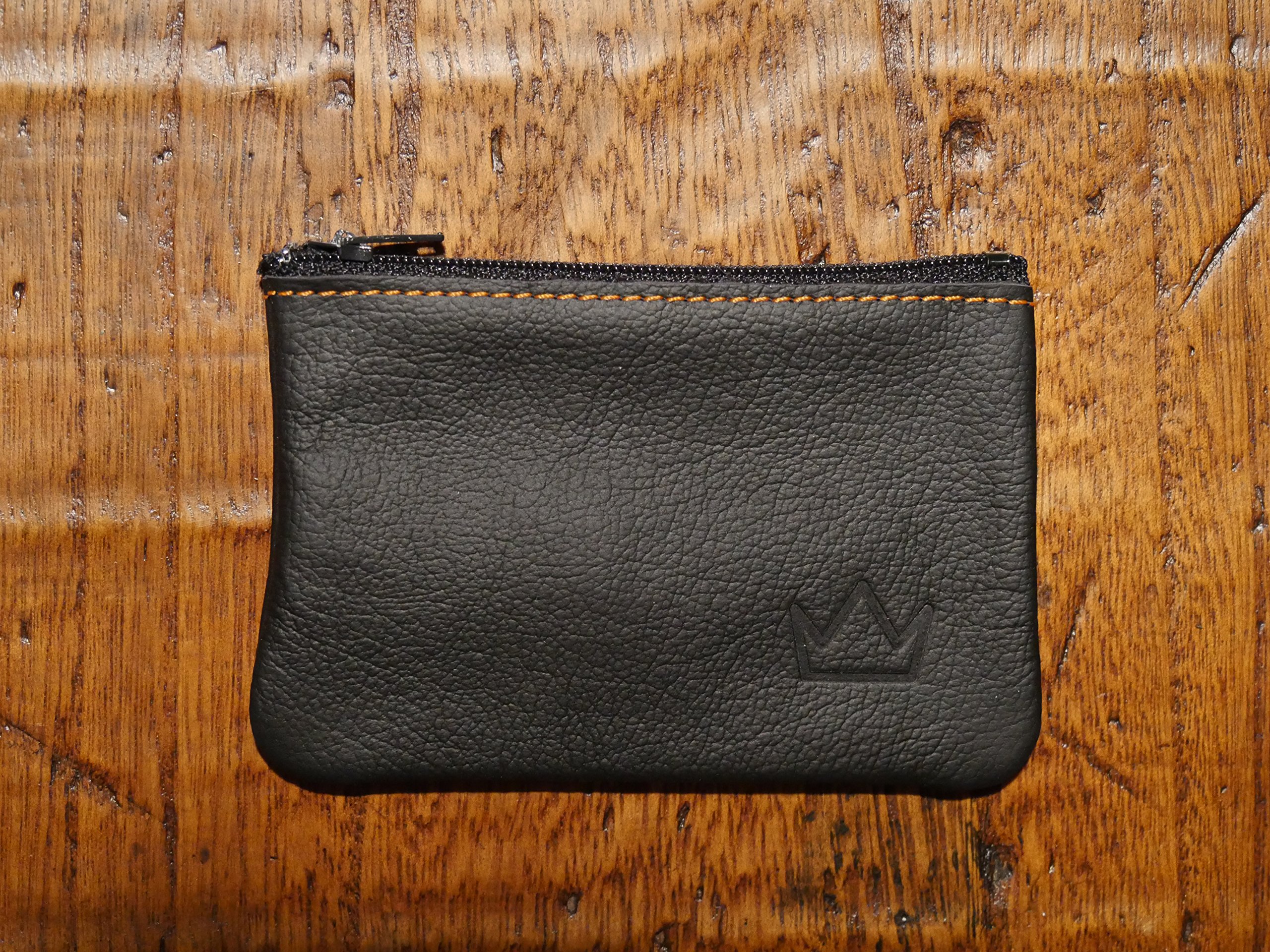Lederprinz® | Etui na klucze z prawdziwej skóry 3 lata rozszerzonej | Skóra Nappa | Wykonanie ręczne, czarny, 105x70x10mm