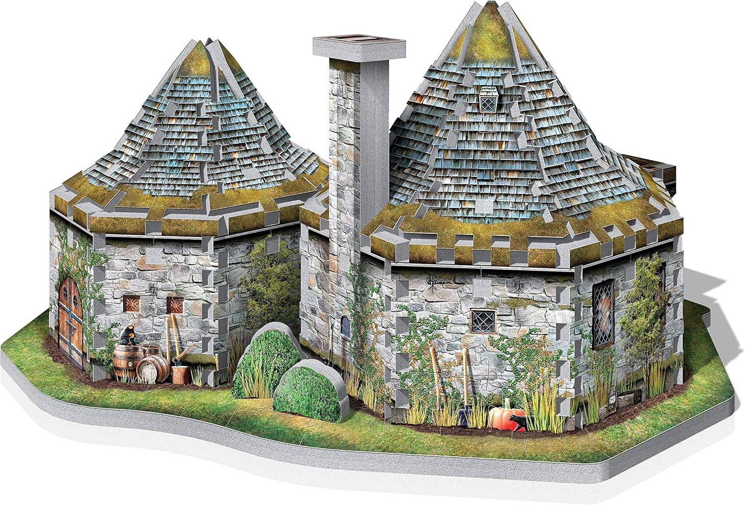 Wrebbit 3D Harry Potter Hagrid’s Hut Puzzle, 270 Pieces, Real Jigsaw Puzzle for Adults and Teens, Paper, Beginner