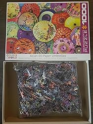 Puzzle 1000 ombrelli asiatici di carta ad olio 6000-5317 628136653176