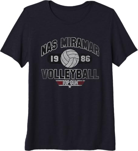 Miniatura 3 de Top Gun Nas Miramar - Camiseta de voleibol premium, Negro, S