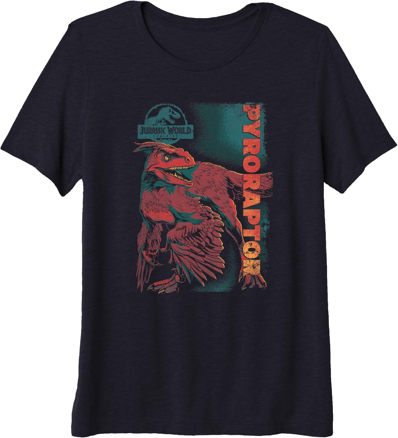 Jurassic World: Dominion Pyroraptor Poster Premium Tri-blend T-Shirt
