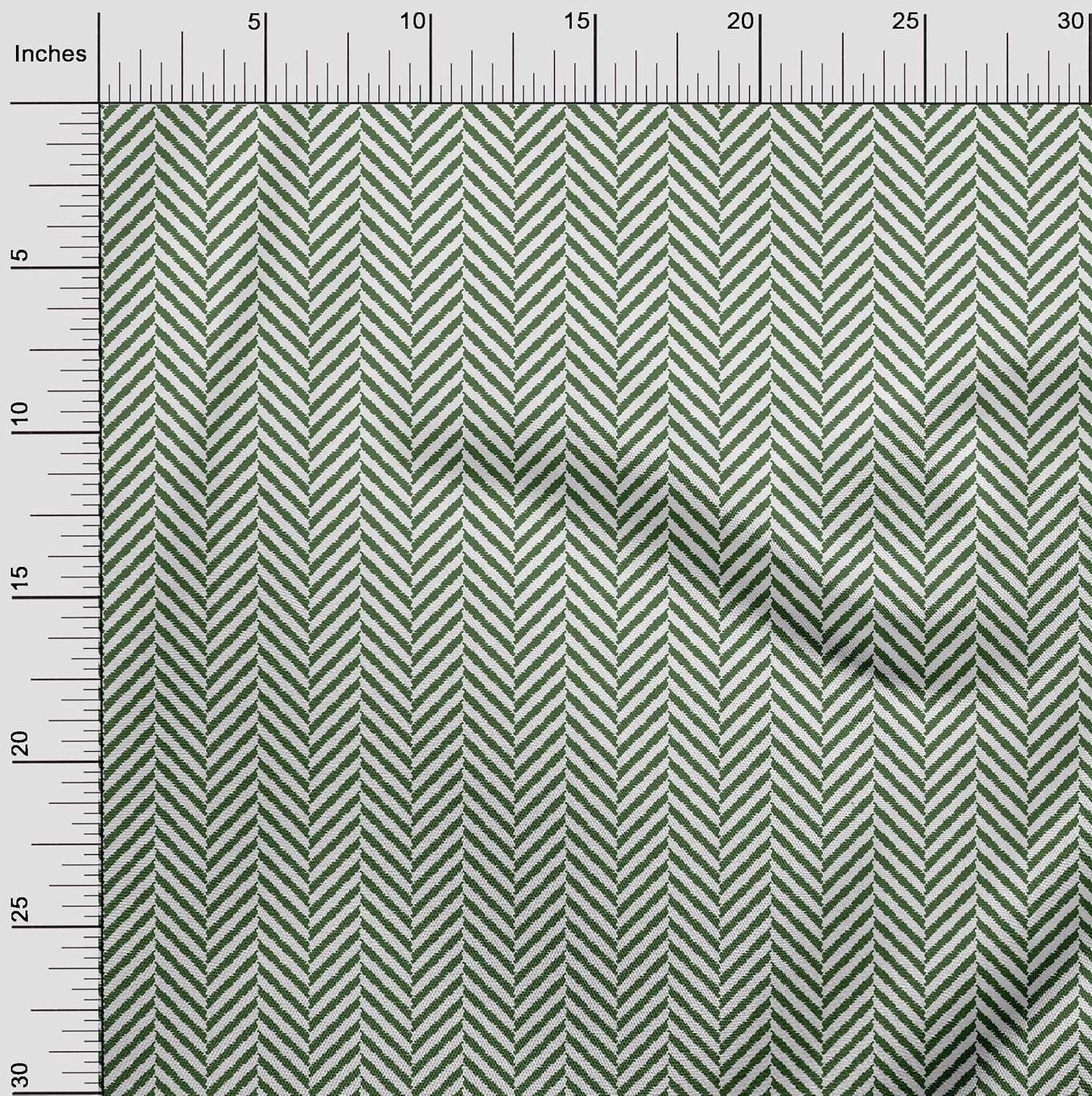 oneOone Polyester Spandex Green Fabric Check Quilting Supplies Print Sewing Fabric by The Yard 56 Inch Wide