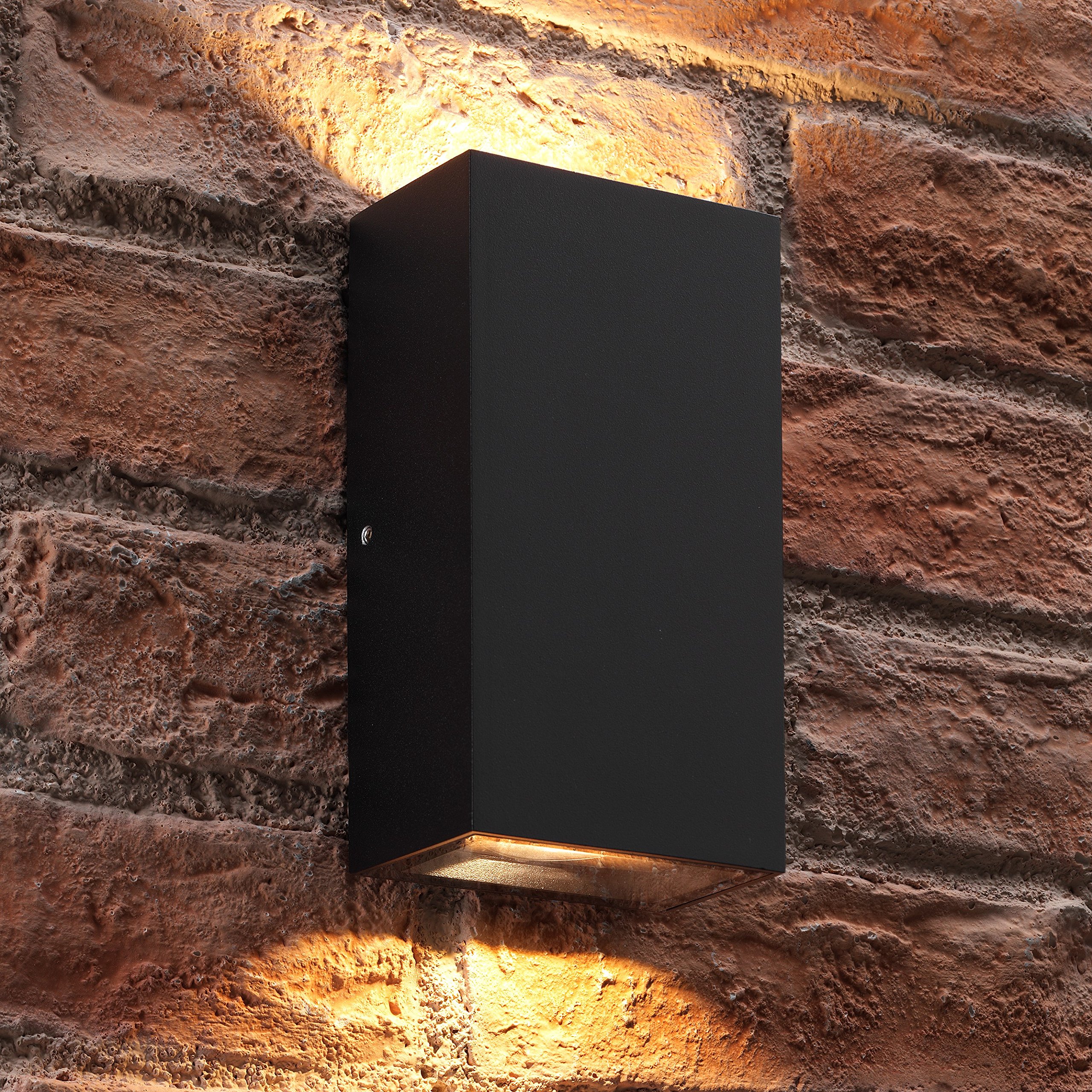 Auraglow 11w Indoor/Outdoor Double Up & Down Integrated LED Wall Light - Warm White