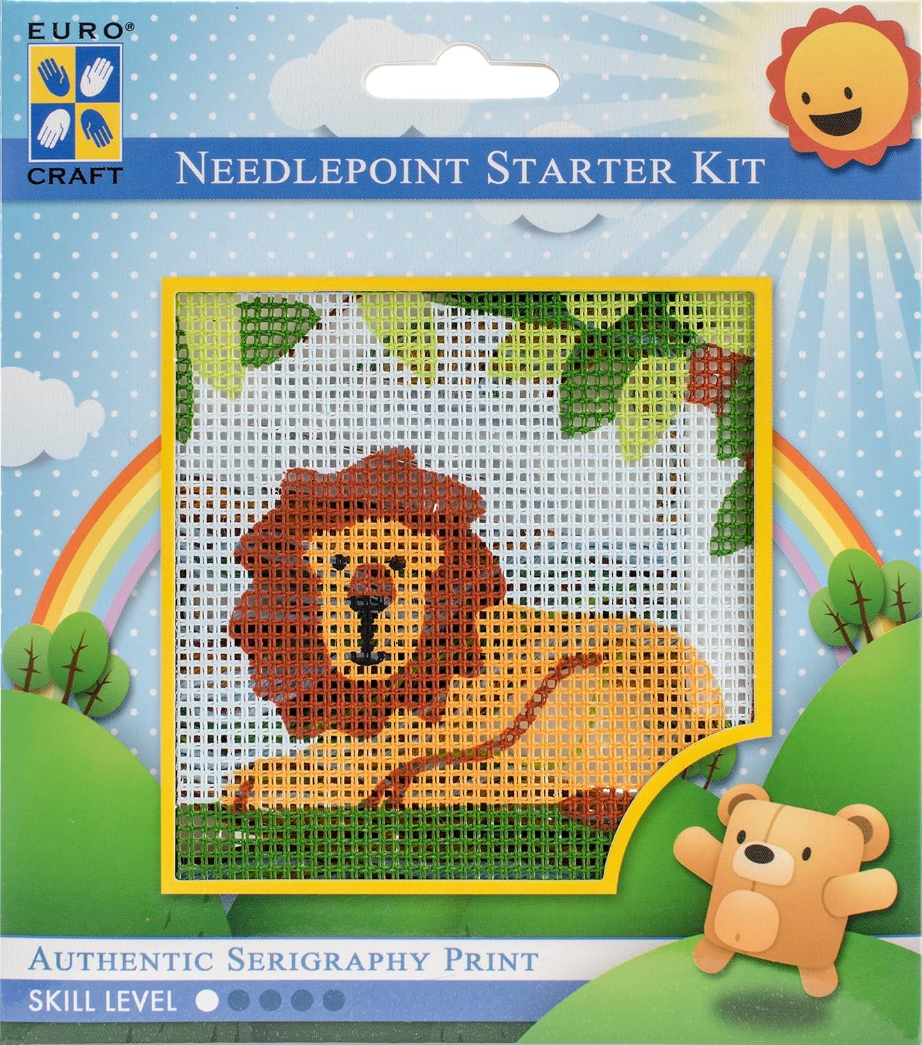 Needleart World Lazy Lion Needlepoint Kit