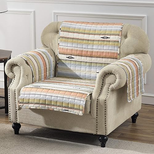 Descalzo Bungalow pintado Desert Slipcover, sillón, rosa