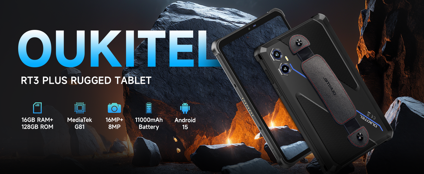 Amazon.com : OUKITEL RT3 Plus Rugged Tablet Android 15